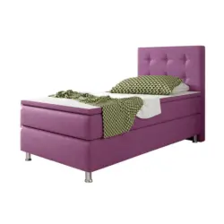 Boxspringbett Mit Topper / Matratze 90x200 Cm Köln