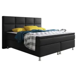 Boxspringbett Mit Topper 180x200cm Miami-Bk