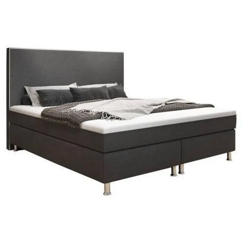Boxspringbett Mit Topper 180x200 Cm King De Luxe