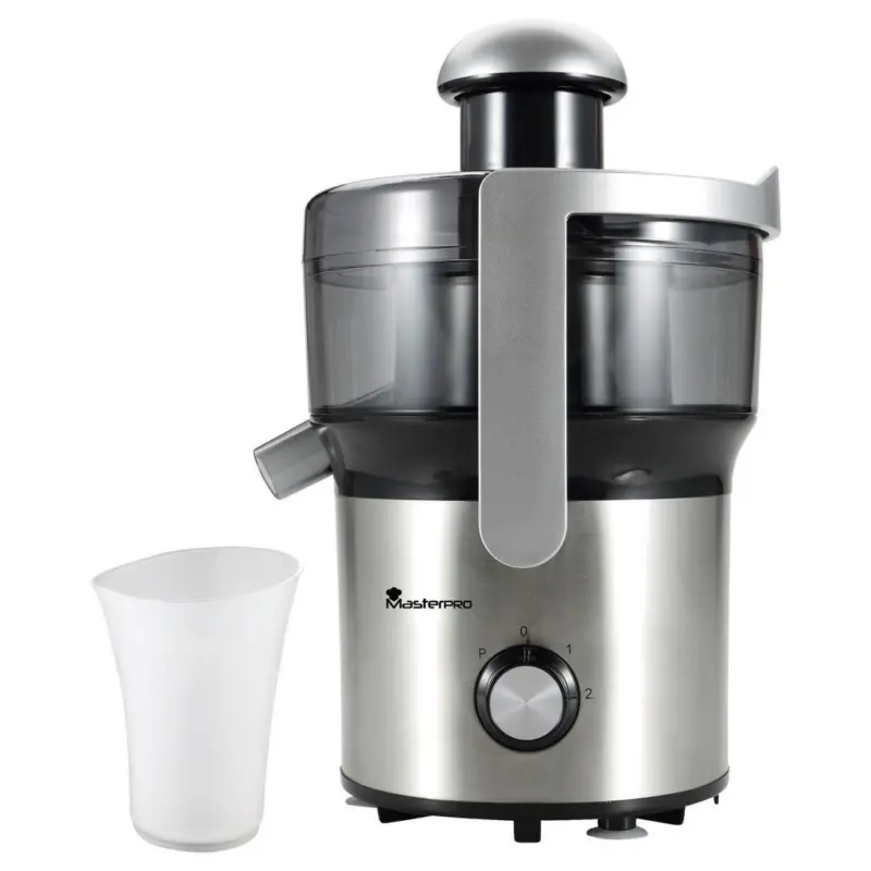 Entsafter Foodies Schwarz/silberfarben