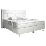 M&ouml;belix Boxspringbett Mit Topper Lederlook 180x200 Nizza