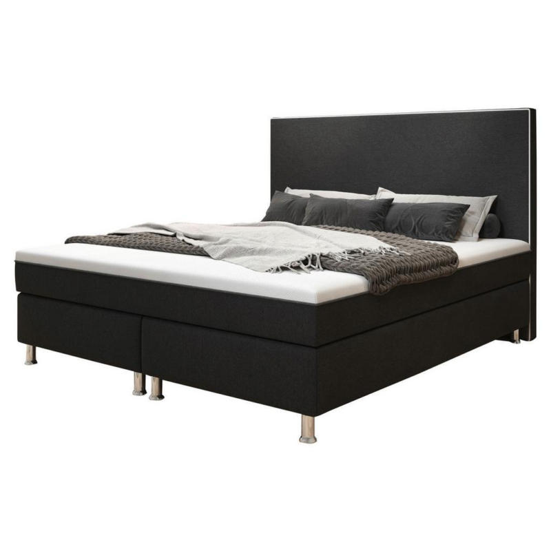 Boxspringbett Mit Topper 180x200 Cm King De Luxe-F