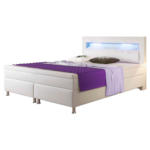 Möbelix Boxspringbett mit Topper & Beleuchtung 180x200 Monaco-F