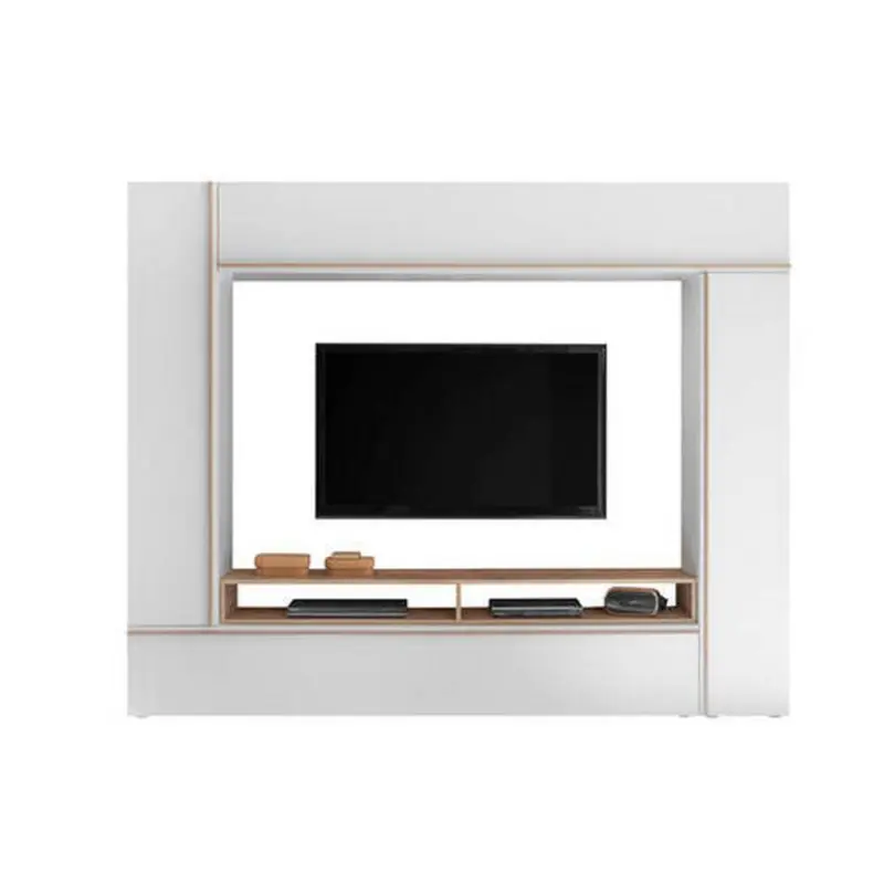 Wohnwand 5--Teilig. Frame, Weiß