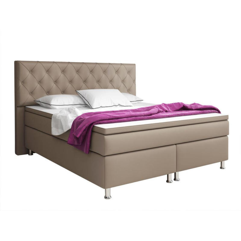 Boxspringbett Mit Topper 180x200 Cm Turin