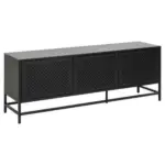 Möbelix Sideboard Newcastle B: 160 Cm Schwarz 3-Türig