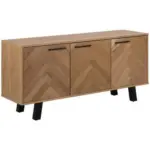 Möbelix Sideboard Brighton B: 150 Cm Eiche Dekor 3-Türig