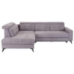 Möbelix Ecksofa mit Bettfunktion Barletta Grau