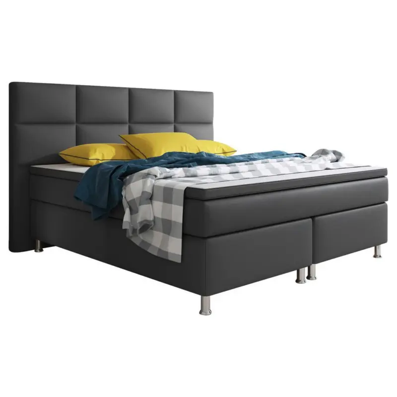 Boxspringbett Mit Topper / Matratze 180x200 Cm Miami