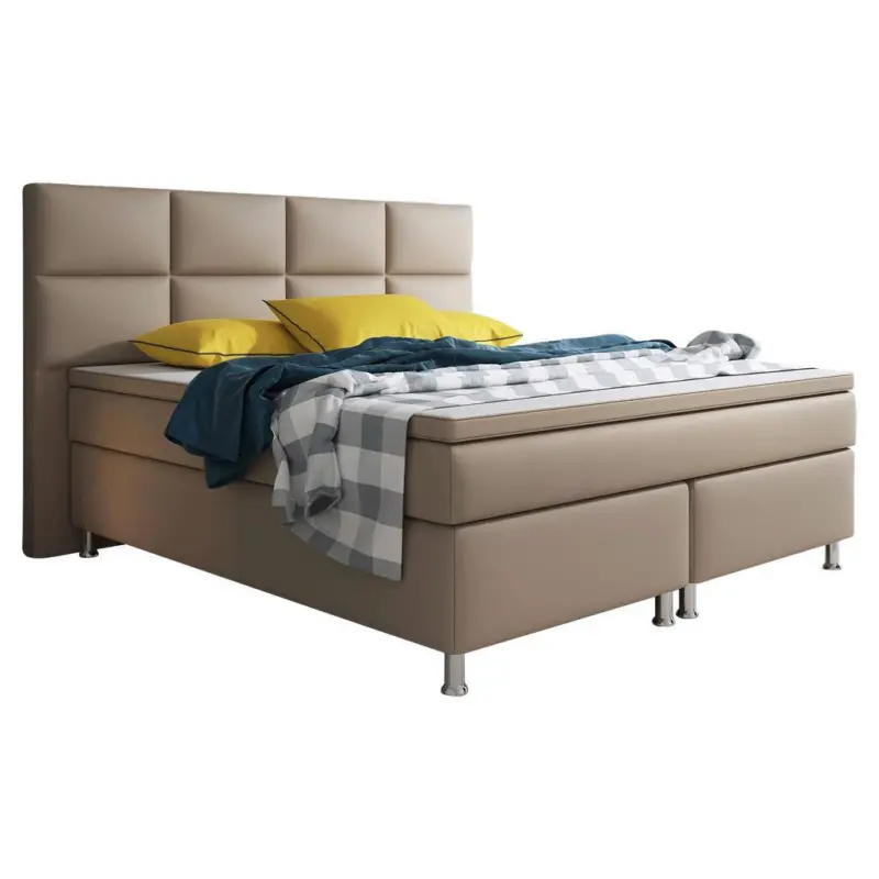 Boxspringbett Mit Topper / Matratze 180x200 Cm Miami