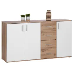 Kommode 175,8cm Ina, Wei&szlig;