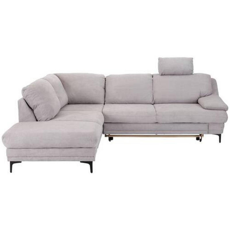 Ecksofa Mit Bettfunktion Und Bettkasten Mimi Grau