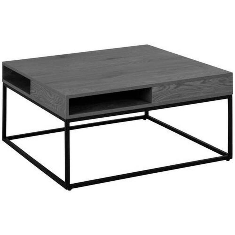 Couchtisch mit Ablagefach Willford Esche Dekor/Schwarz