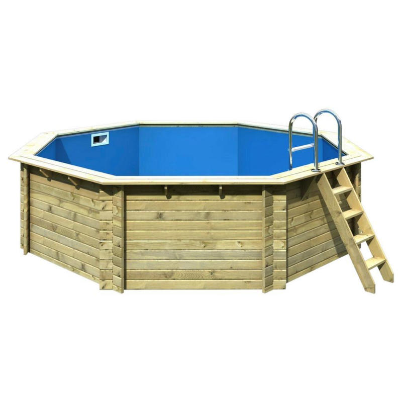 Schwimmbecken Achteckig Ibiza 2 Mit Leiter Ø 470 Cm