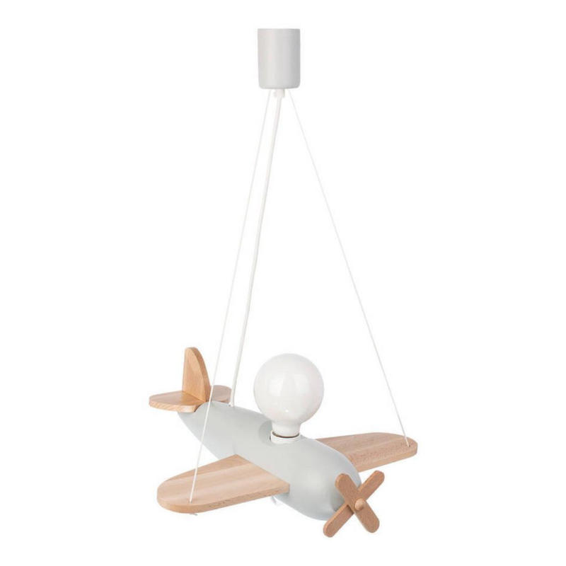 Kinderhängeleuchte Flugzeug H: 75 Cm 1-Flammig