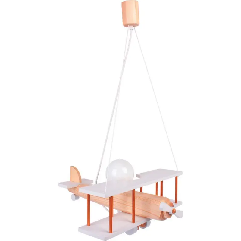 Kinderhängeleuchte Flugzeug H: 75 Cm 1-Flammig
