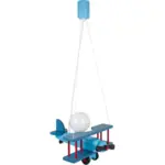 Möbelix Kinderhängeleuchte Flugzeug H: 75 Cm 1-Flammig