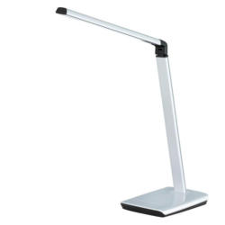 Tischlampe Bright Dimmbar Silberfarben Schwenkbar