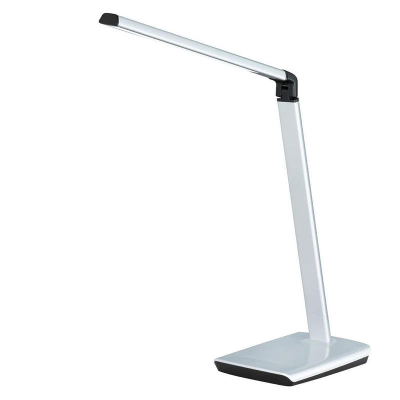Tischlampe Bright Dimmbar Silberfarben Schwenkbar