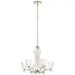 M&ouml;belix Kronleuchter H: 72,3 Cm 1-Flammig