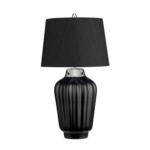 Möbelix Tischlampe Bexley Schwarz/ Nickelfarben