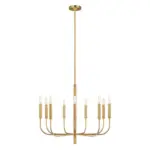 Möbelix Kronleuchter H: 83,7 Cm 9-Flammig