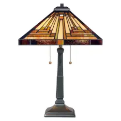 Tischlampe Stephen Bronzefarben Vintage