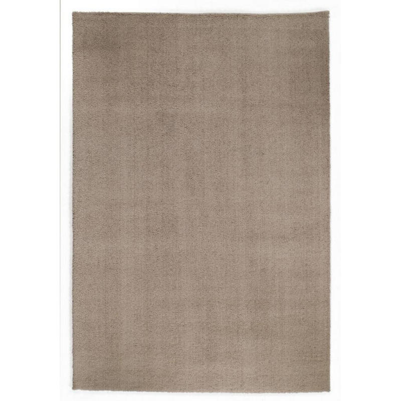 Webteppich Beige Hochflor Sunshine 80x150 cm