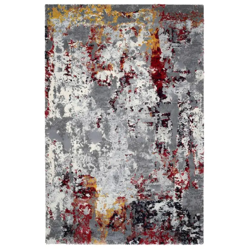 Webteppich Multicolor Timeline Firework 200x200 Cm