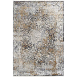 Webteppich Grau/Multicolor Le Mans 67x130 cm