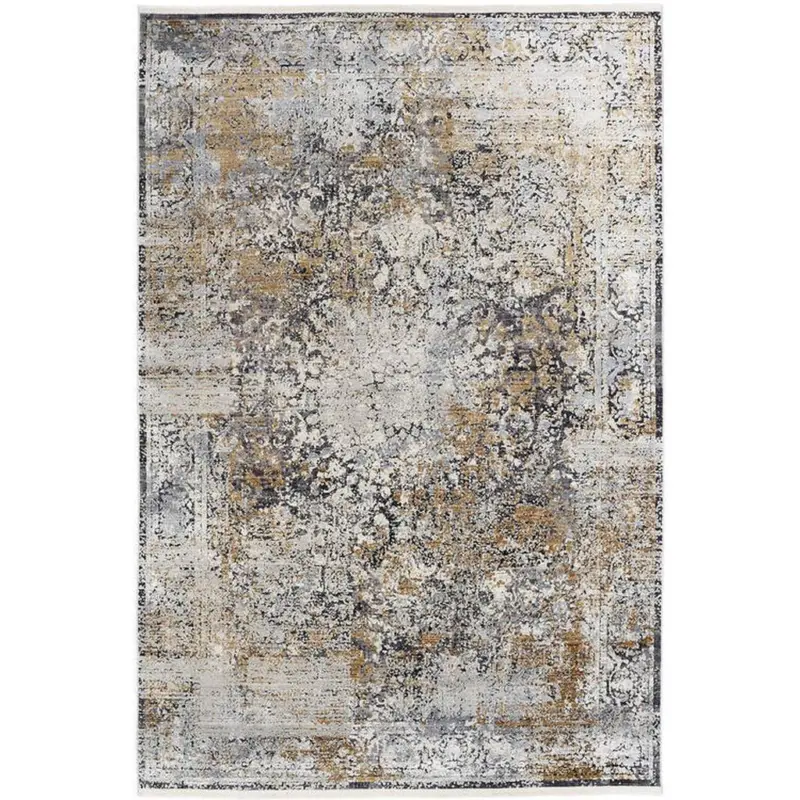 Webteppich Grau/Multicolor Le Mans 80x150 cm