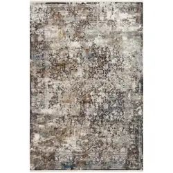 Webteppich Grau/Multicolor Le Mans 80x150 cm