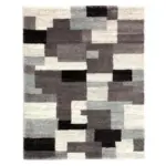 Möbelix Webteppich Blau/grau Astor Grid 65x130 Cm