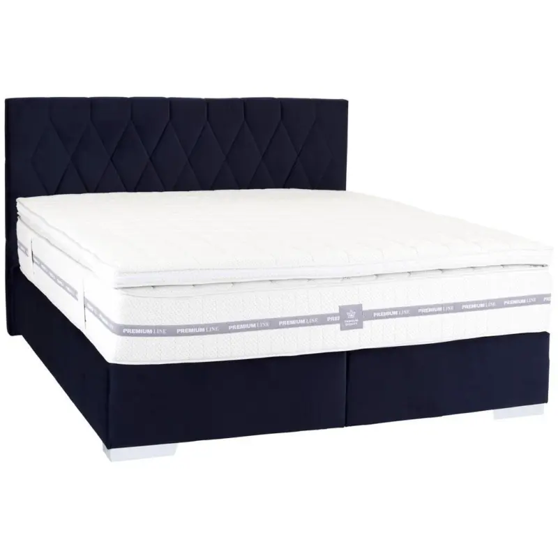 Boxspringbett Gespolstertes Kopfteil 180x200 Cm Paula