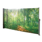 Möbelix Seitenmarkise 300x160 cm Bunt Waldlichtung Ausziehbar