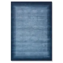 Orientalischer Webteppich Blau Naturfaser Tami 200x250 Cm
