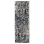 Möbelix Teppich Läufer Grau/Petrol Timeline Quantum 80x250 cm