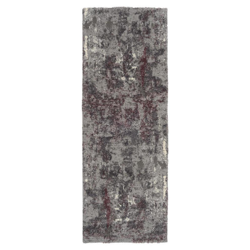 Teppich Läufer Aubergine/Beige Timeline Quantum 80x250 cm