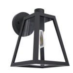 Möbelix Außenwandleuchte Mirandola 60w Metall Glas, Wandmontage