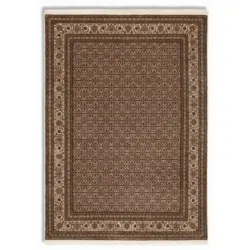Orientalischer Webteppich Creme Cavari Herati 140x80 Cm