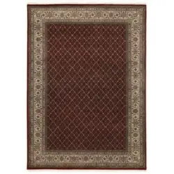 Orientalischer Webteppich Creme/rot Cavari 200x300 Cm