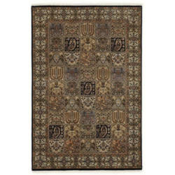 Orientalischer Webteppich Blau/beige Vasuki 80x300 Cm