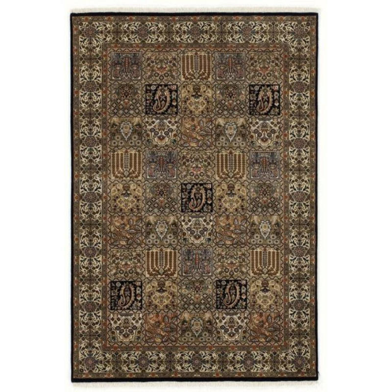 Orientalischer Webteppich Blau/Beige Vasuki 80x300 cm