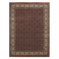 Orientalischer Webteppich Creme/rot Bidjar 90x160 Cm