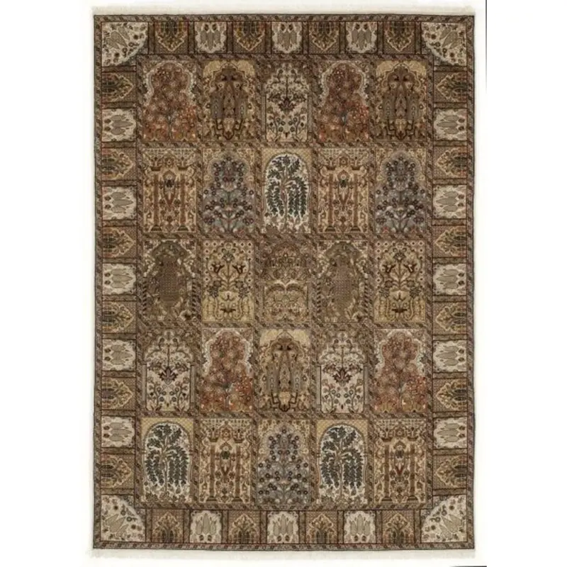 Orientalischer Webteppich Creme Sonam 60x90 Cm