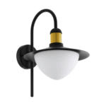 Möbelix Außenwandleuchte Sirmione 60w Metall Glas, Wandmontage