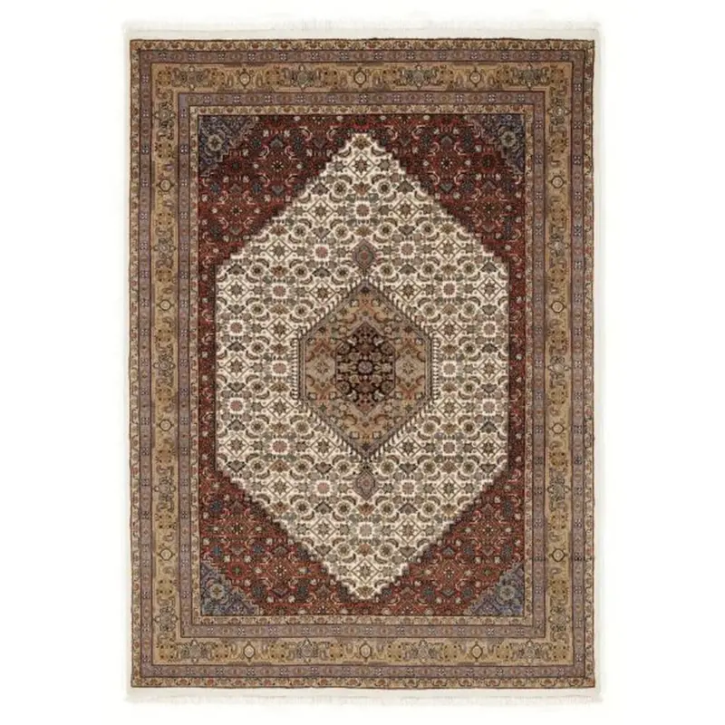 Orientalischer Webteppich Creme/beige 350x250 Cm