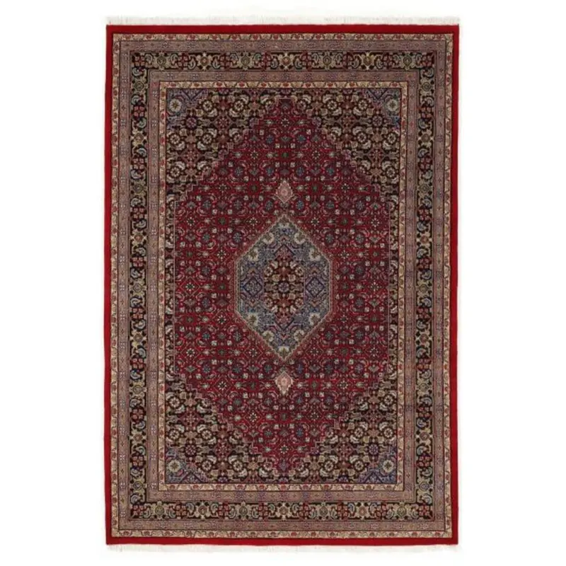 Orientalischer Webteppich Blau/rot Bidjar 60x90 Cm
