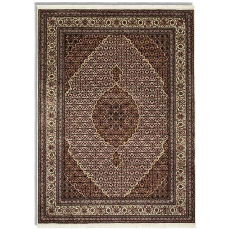 Orientalischer Webteppich Creme Cavari Mahi 90x60 cm