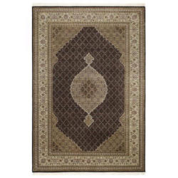 Orientalischer Webteppich Creme Cavari Mahi 200x80 Cm